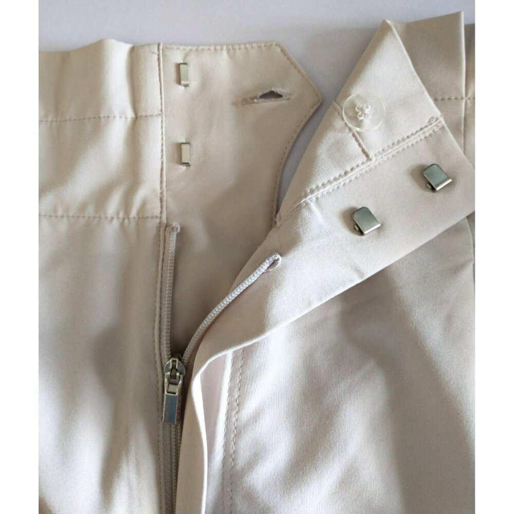 Athleta Skyline Pant II Women's Paperbag Waist Belted Beige Pockets - 18 - Picture 3 of 9